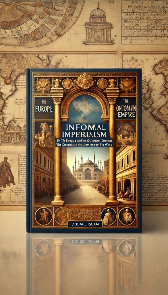 Cover page for- THE INFORMAL IMPERIALSM IN THE EUROPE AND THE OTTOMAN EMPIRE- THE CONSOLIDATION OF THE MYTHICAL ROOTS OF THE WEST